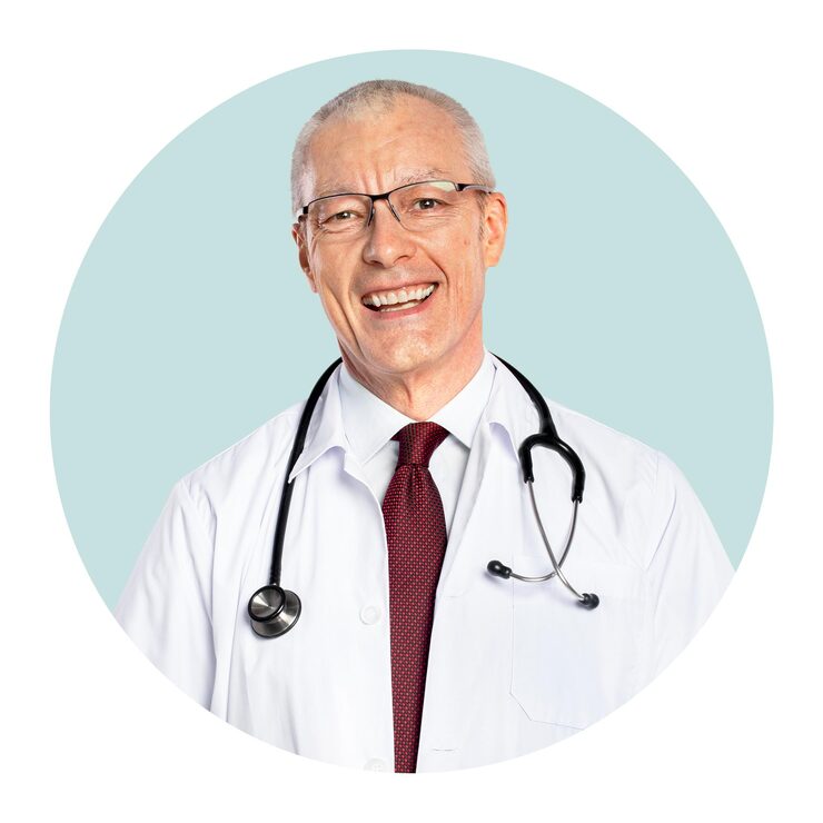 senior doctor png badge sticker medical photo circle badge transparent background 53876 944572